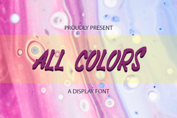 All Colors: A Versatile Display Font for Modern Brands