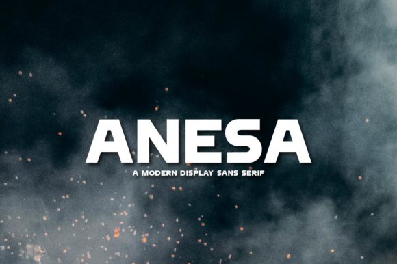 Anesa Font Review: Bold Display Typeface for Campaigns