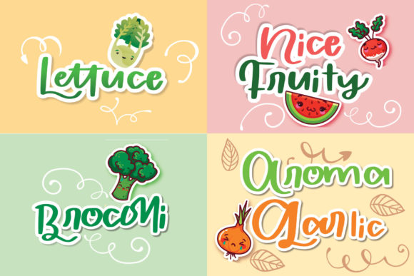 Aroma Garlic: A Playful Display Font for Branding