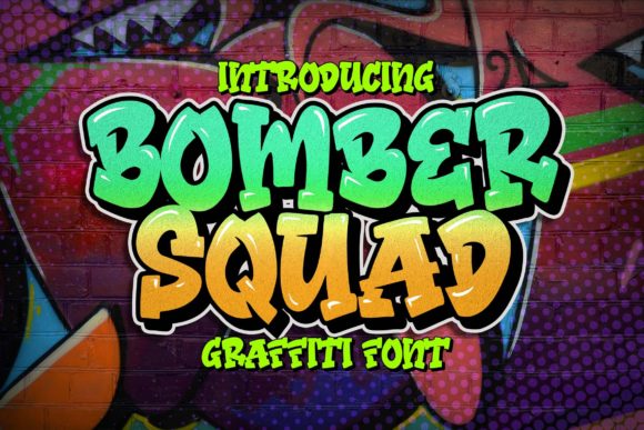Bomber Squad: A Bold Display Font for Modern Editorial Design