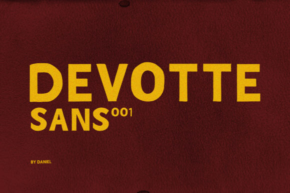 Devotte: A Bold Display Font for Editorial Impact