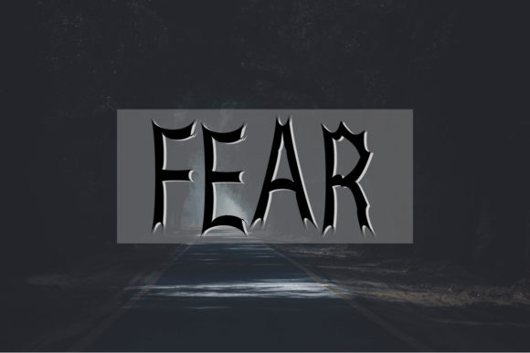 Fear: A Dramatic Display Font for Bold Branding