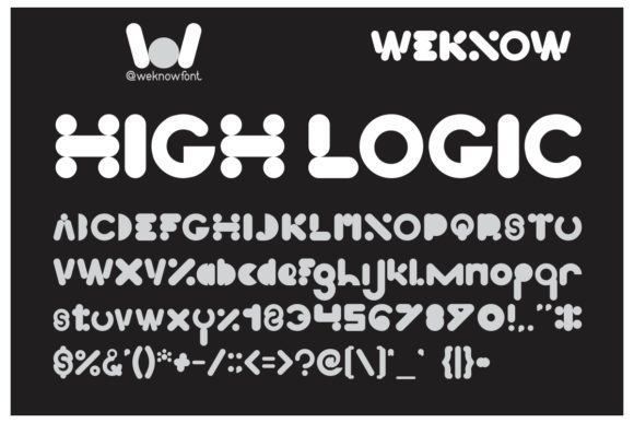 High Logic: A Playful Display Font for Bold Campaigns