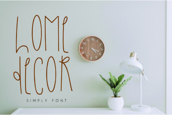 Home Decor Font: Elevate Your Brand Identity
