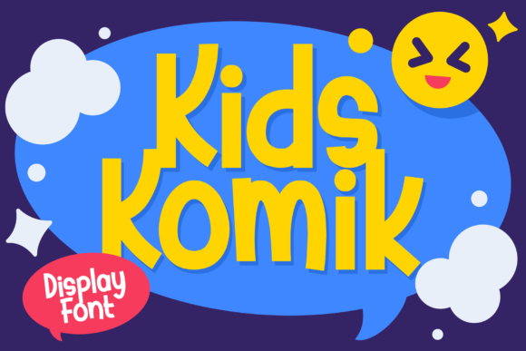 Kids Komik: A Playful Display Font for Brands