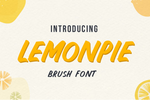 Lemonpie: The Bold Display Font for Crafters