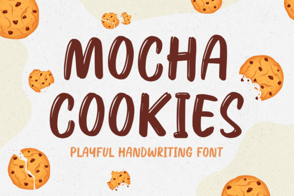 Mocha Cookies: A Playful Display Font for Brands