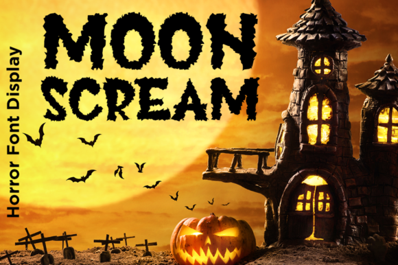 Moon Scream: A Bold Display Font for Editorial Design