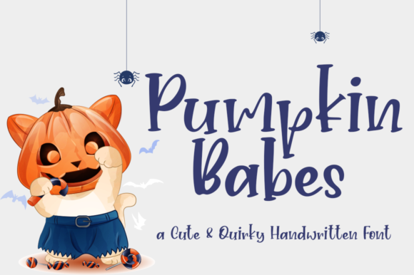 Pumpkin Babes: A Playful Display Font for Web Design