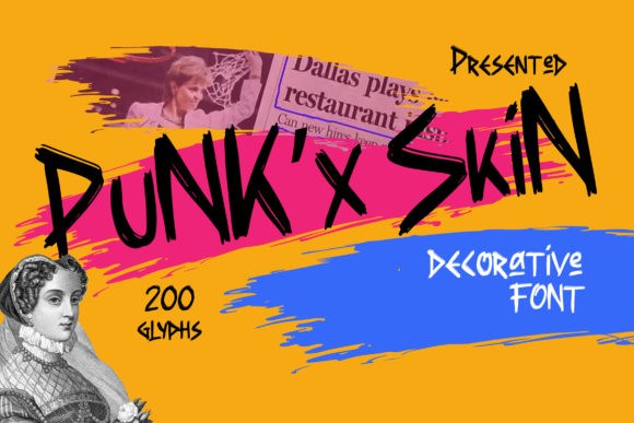 Punkx Skin: A Display Font for Bold Branding