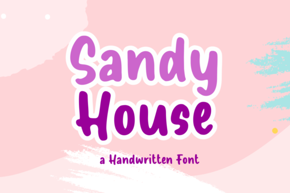 Sandy House: A Playful Display Font for Modern Editorial Design