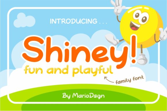 Shiney: A Joyful Display Font for Crafters