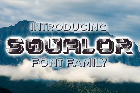 Squalor Font: A Bold Display Typeface for Digital Campaigns