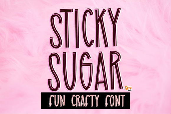 Sticky Sugar: A Playful Display Font for Web Design