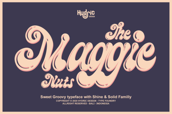 The Maggie Nuts: A Retro Display Font for Web Design