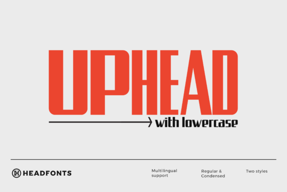 Uphead: A Bold Display Font for Modern Web Design